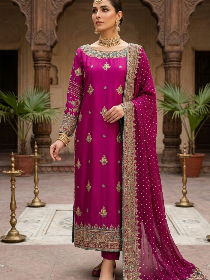 Noor Silk Set – 3 Piece