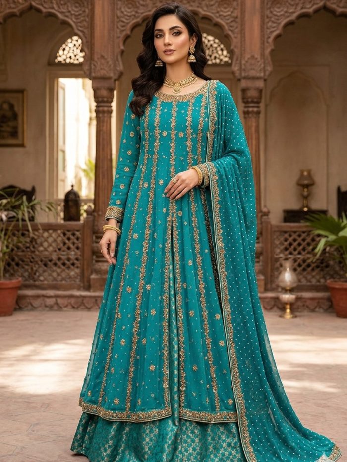 Aira Anarkali Set – 3 Piece